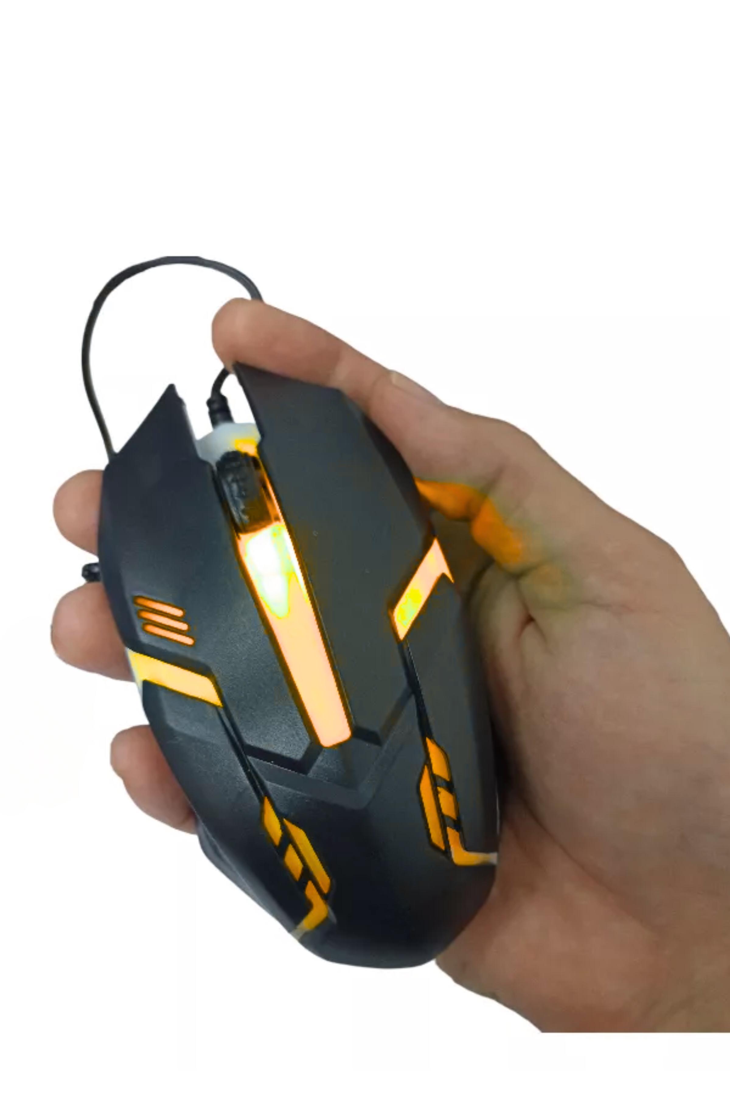 Revenge Thunder RGB Kablolu 7 Renk Modu Gaming Oyuncu Mouse Optik