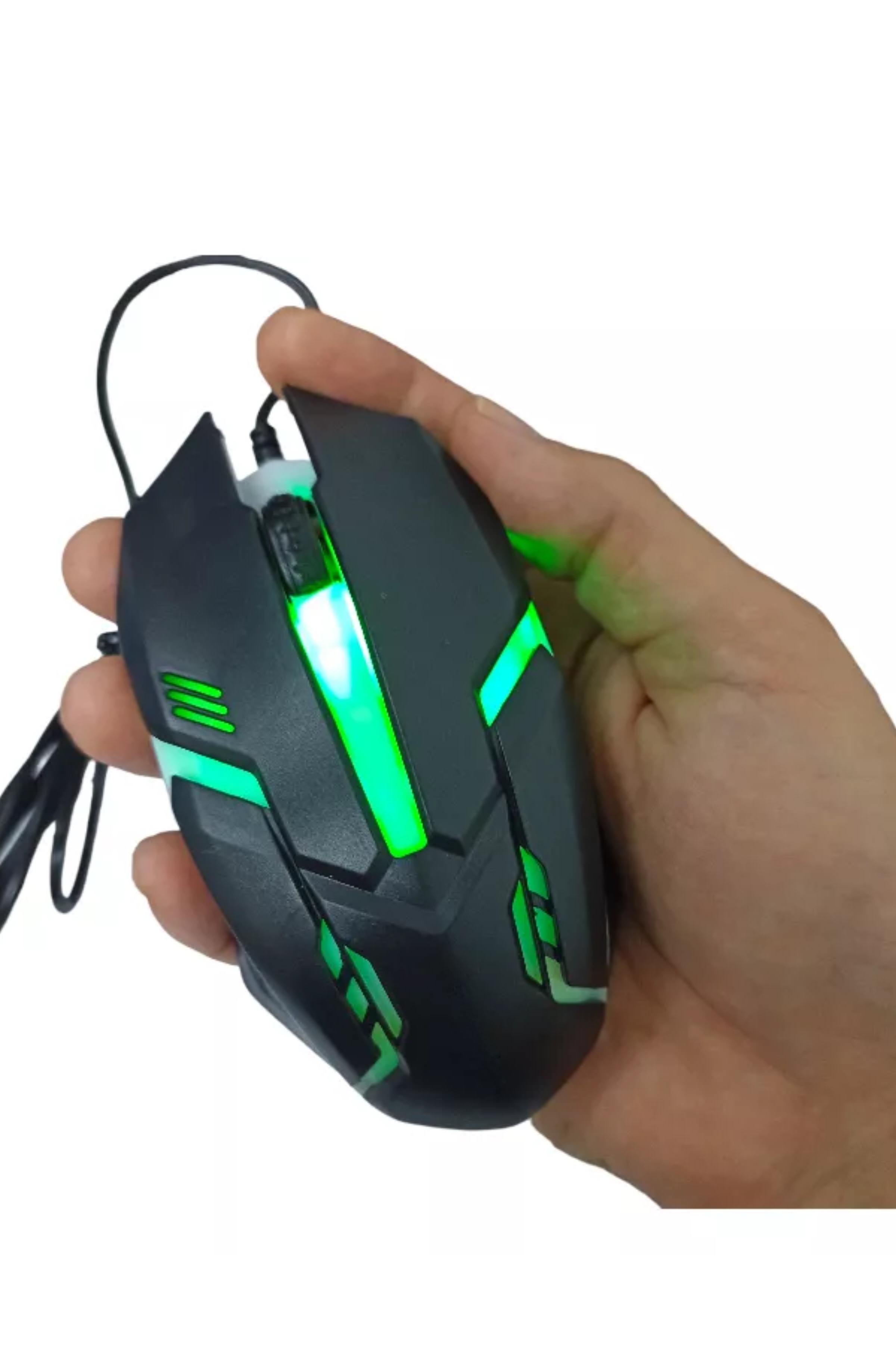 Revenge Thunder RGB Kablolu 7 Renk Modu Gaming Oyuncu Mouse Optik