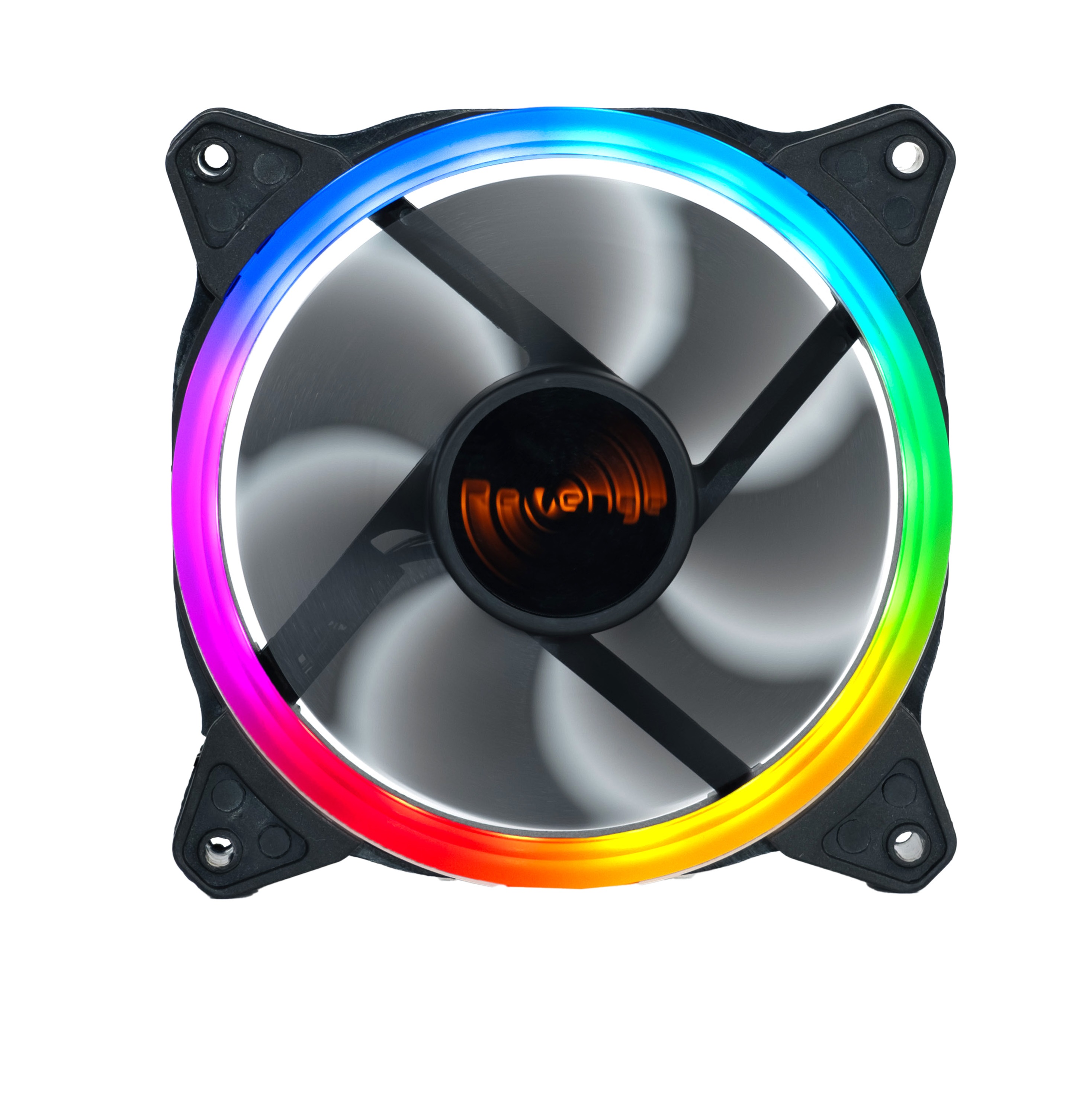 12cm Kasa İçi 4 Renkli Rainbow Fan 120mm Gökkuşağı Işıklı Led Kasa Fanı