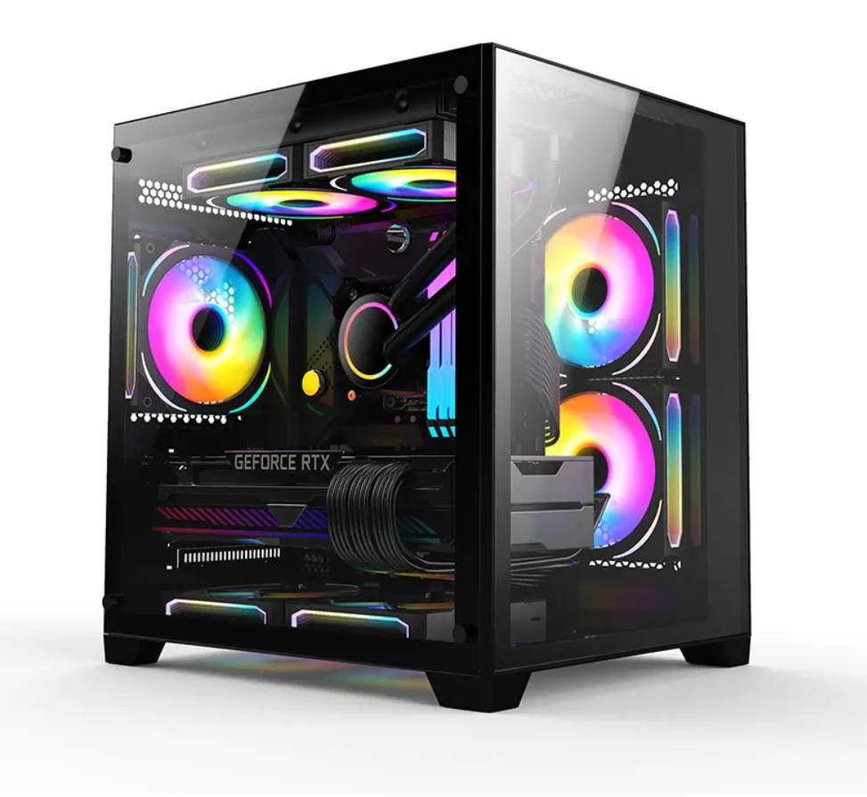 Nova 3 Rgb Fanlı Temperli Cam Panel Boş m-ATX Gaming Oyuncu Bilgisayar Kasası