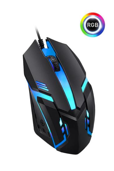 Revenge Thunder RGB Kablolu 7 Renk Modu Gaming Oyuncu Mouse Optik