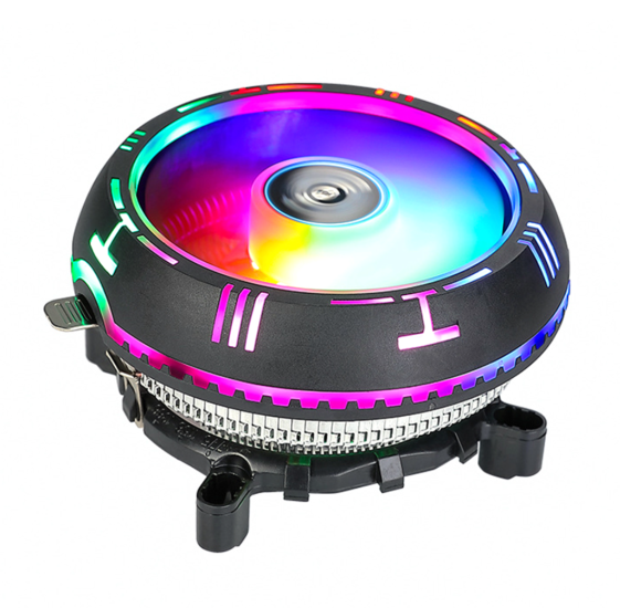 RGB Ufo İşlemci Fanı Intel AMD Uyumlu 3 PIN Hidrolik CPU Fan