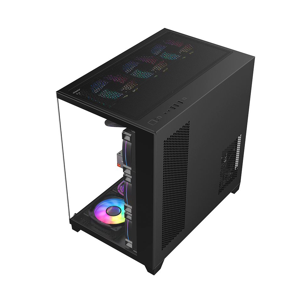 Supernova 7 RGB Fanlı ATX Temperli Cam Panel Akvaryum Gaming Bilgisayar Kasası